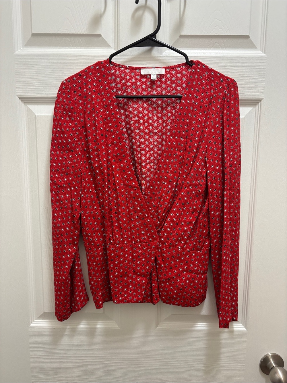 Cooperative Red Floral Print Top